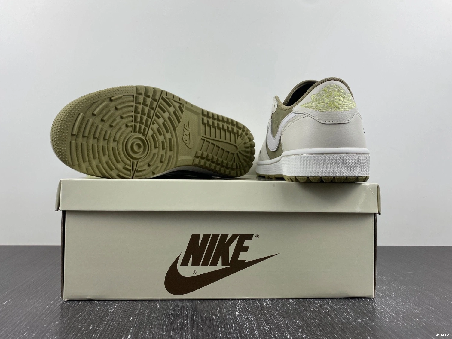 Retro 1 Neutral Golf Jordan FZ3124-200 Olive Low Scott Travis 0423